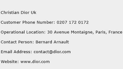 dior contact number uk|contact dior customer service.